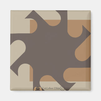 Imã Sun Sponap beige Magnet 2