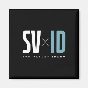 Imã Sun Valley Idaho Graphic Ski
