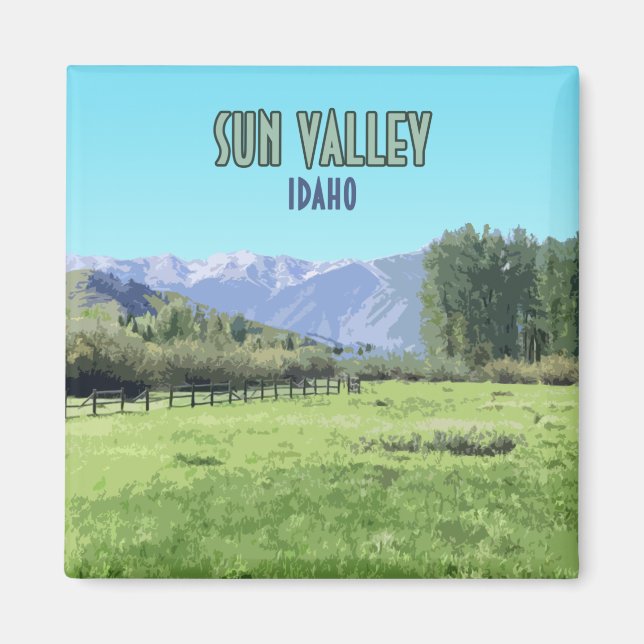 Imã Sun Valley Ketchum Idaho (Frente)