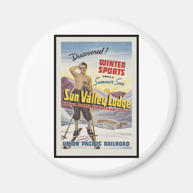 Imã Sun Valley Lodge Idaho (Frente)