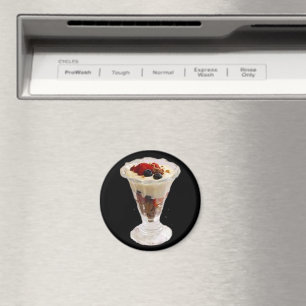 Imã Sundae italiano frutado