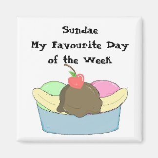 Imã Sundae Meu Dia Favorito