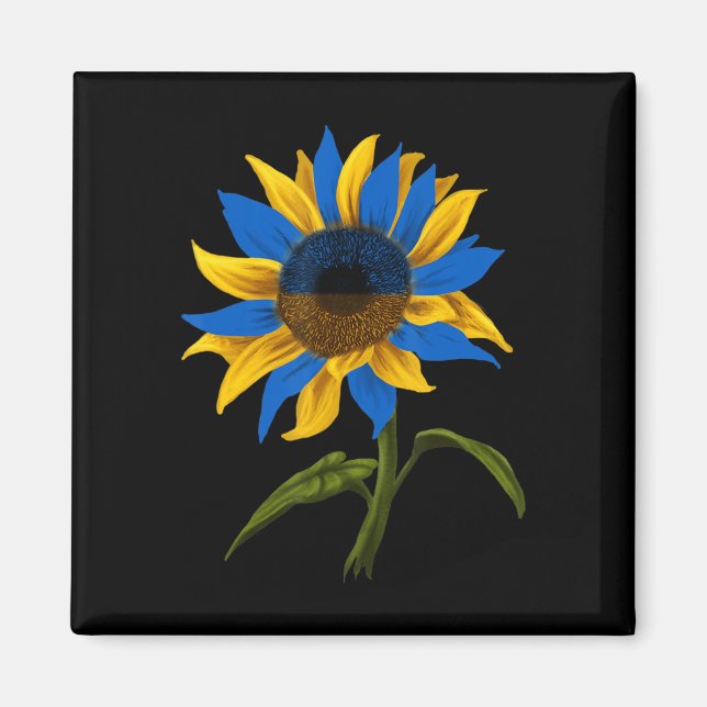 Imã Sunflower Ucraniano Estado-Membro Da Ukrain (Frente)