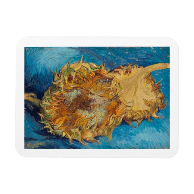 ÍMÃ "SUNFLOWERS 1887", POR VINCENT VAN GOGH (Horizontal)