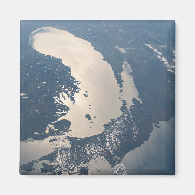 Imã Sunglint Beams Do Lago Michigan (Frente)