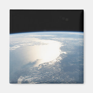 Imã Sunglint Reflete No Golfo Do México