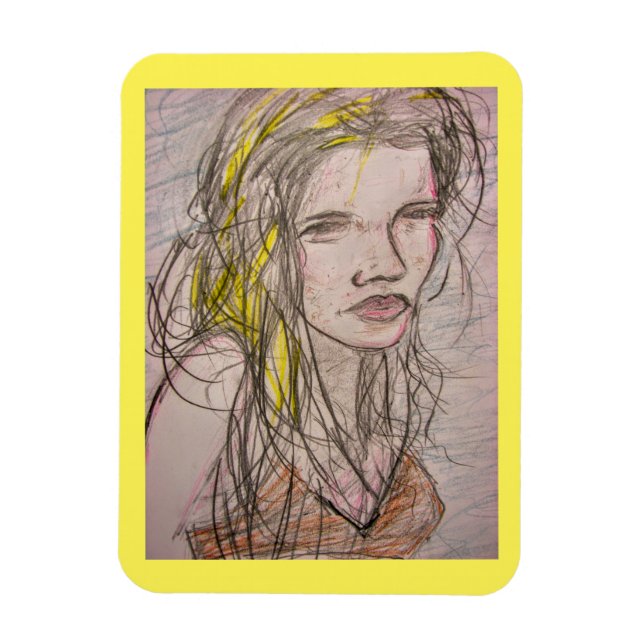 Ímã Sunny Beach Girl (Vertical)