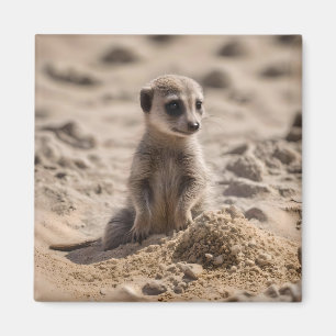 Imã "Sunny Days: Baby Meerkat's Beach Adventure"