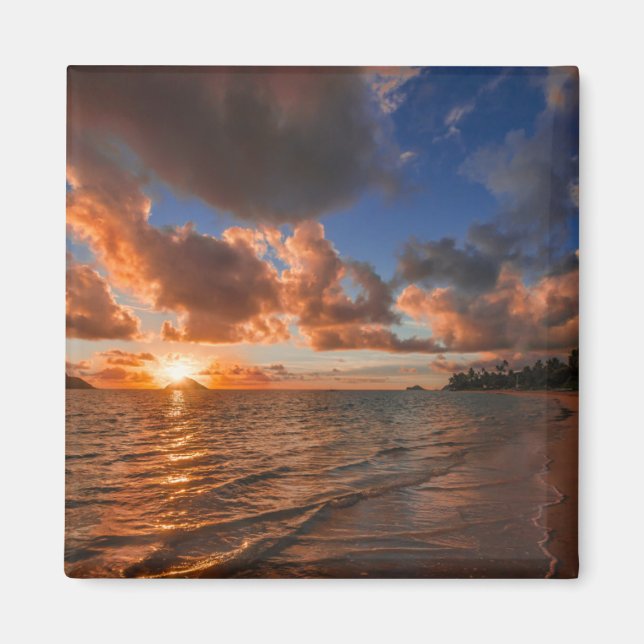 Imã Sunrise Na Ilha Mokulua (Frente)