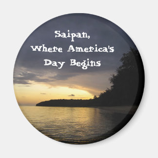 Imã Sunrise Na Praia De Pau Pau