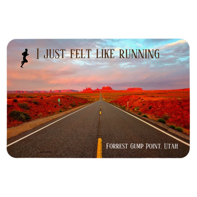 Ímã Sunrise no Forrest Gump Point (Horizontal)