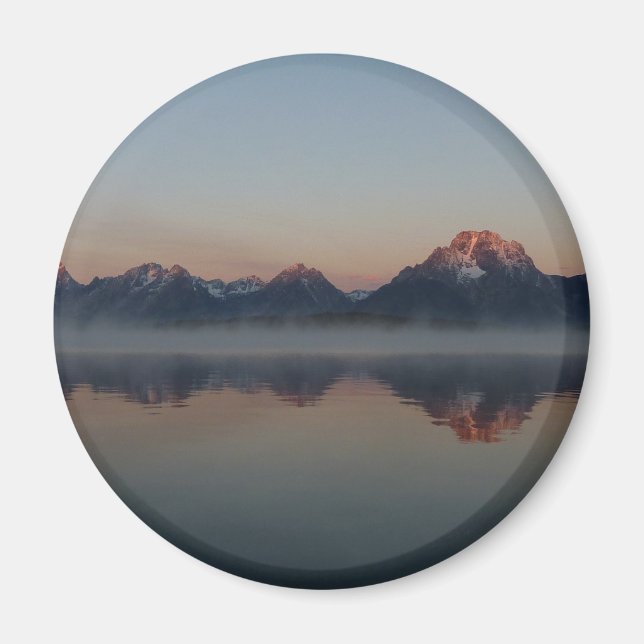 Imã Sunrise no Parque Nacional de Jackson Dam Grand Te (Frente)