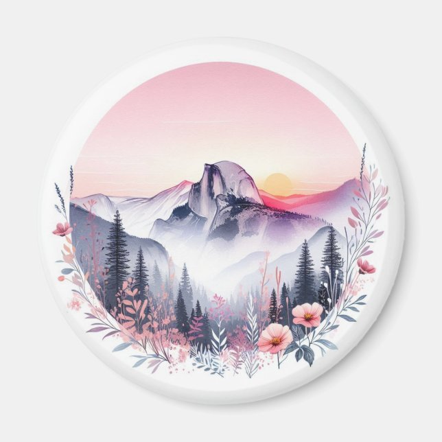 Imã Sunrise Sobre Metade Do Domo (Frente)