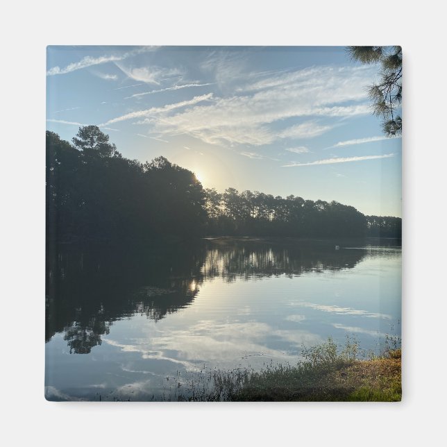 Imã Sunrise sobre o Lago Georgia (Frente)