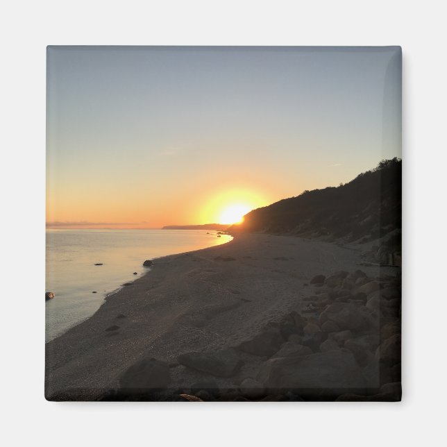 Imã Sunrise sobre o som de Long Island (Frente)