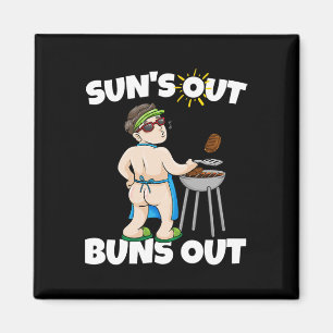 Imã Suns Out Buns Out Churrasco Carne de Porco Desfiad