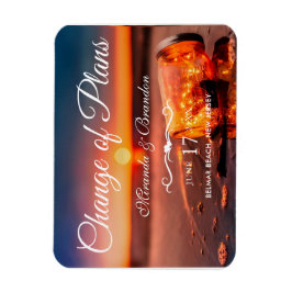 Ímã Sunset Beach Mason Jar Blue Night Change of Plan