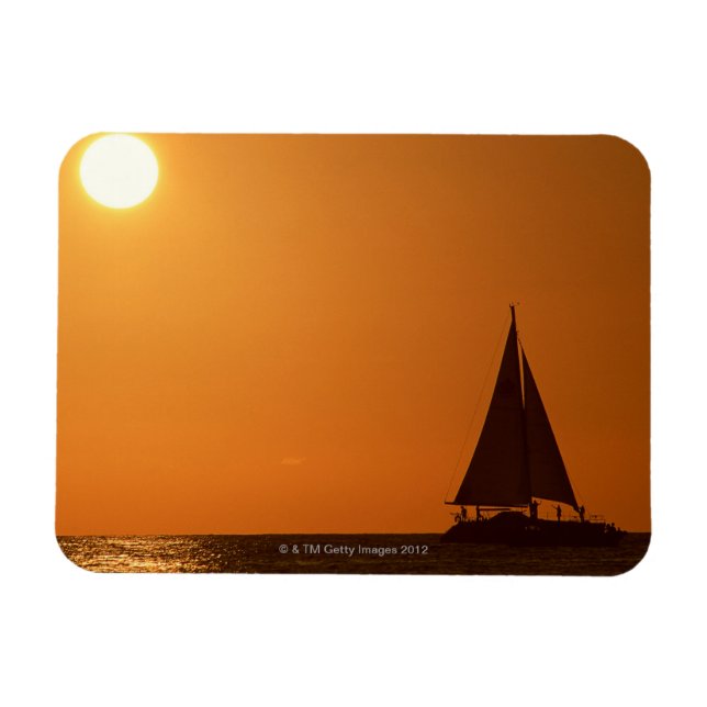 Ímã Sunset e Yacht (Horizontal)