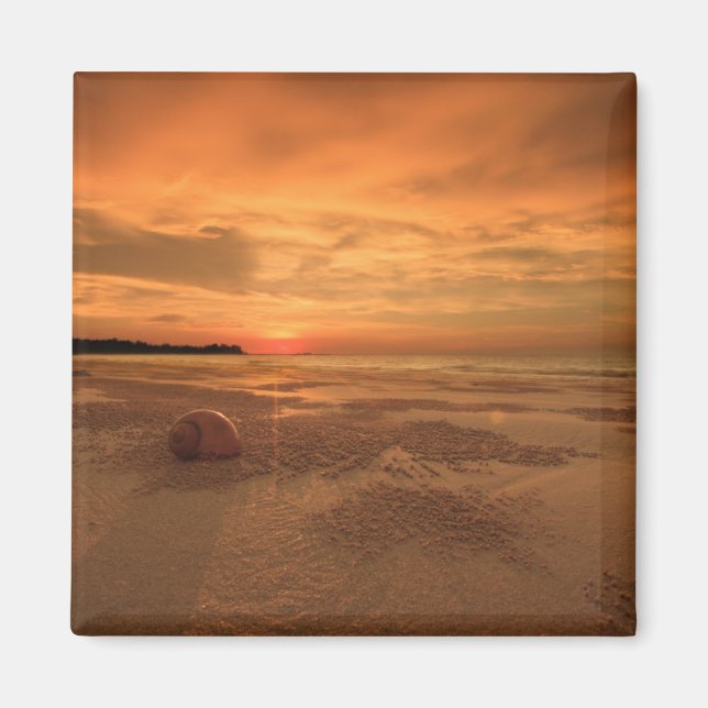 Imã Sunset Em Uma Praia Tailandesa (Frente)