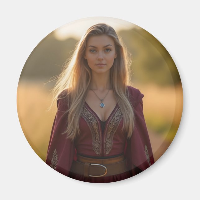 Imã Sunset: Helena Chevalier na Floresta (Frente)