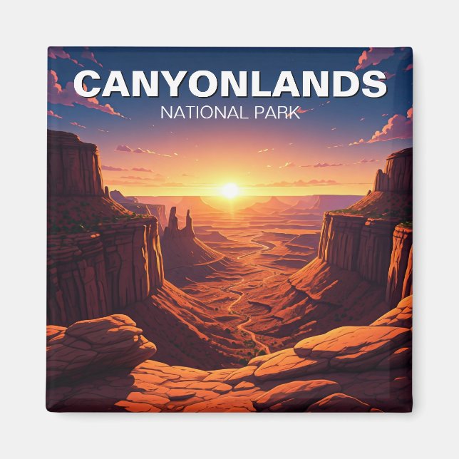 Imã Sunset Moab Utah Canyonlands National Park (Frente)