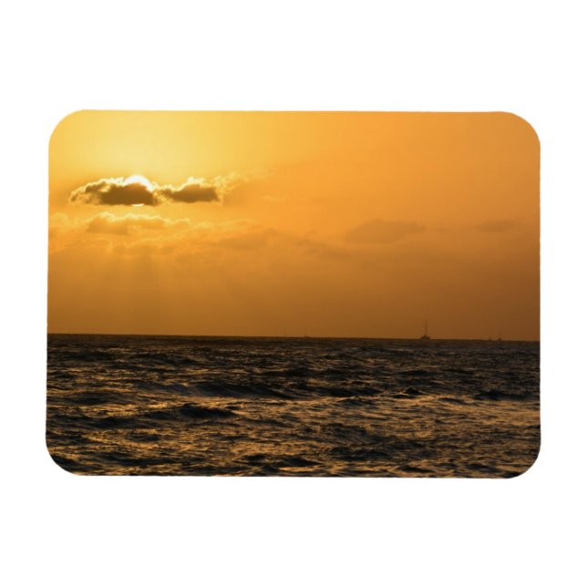 Ímã Sunset no Havaí (Horizontal)