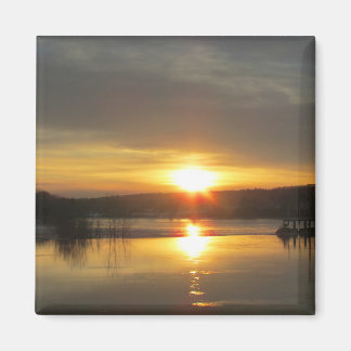 Imã Sunset no Hudson