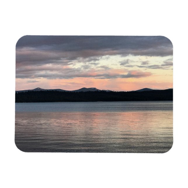 Ímã Sunset no Lago Crescent, Oregon (Horizontal)