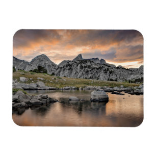 Ímã Sunset no lago Pirâmide