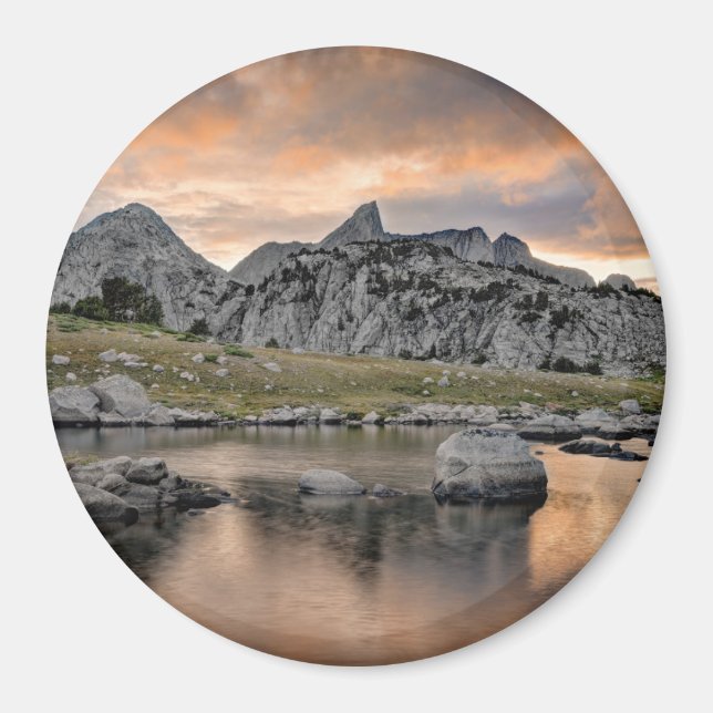 Imã Sunset no lago Pirâmide (Frente)