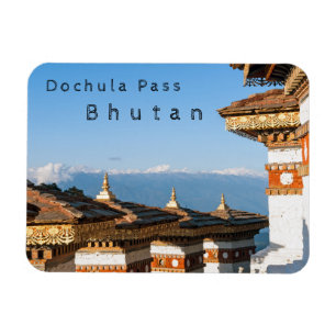 Ímã Sunset on Dochula Pass - Butão, Himalaya