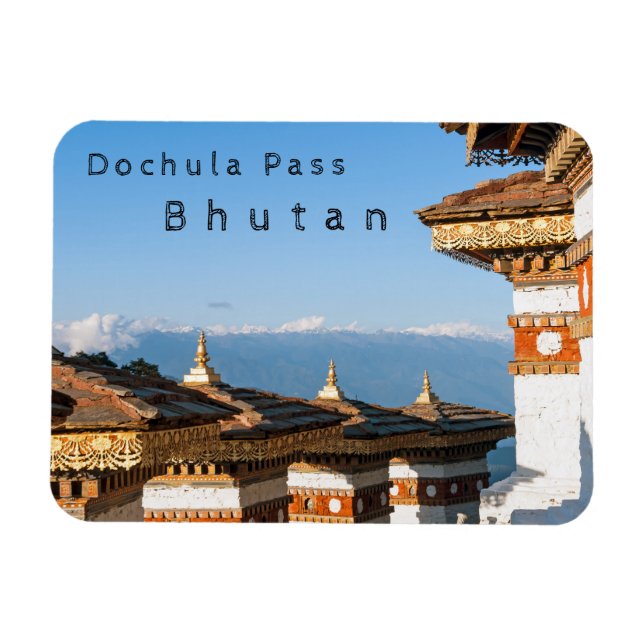 Ímã Sunset on Dochula Pass - Butão, Himalaya (Horizontal)