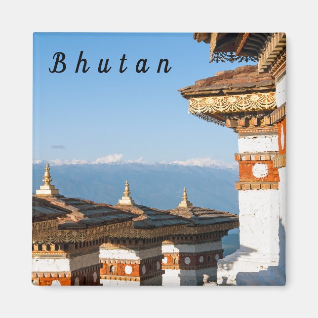 Imã Sunset on Dochula Pass - Butão, Himalaya (Frente)