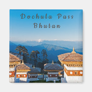 Imã Sunset on Dochula Pass - Butão, Himalaya