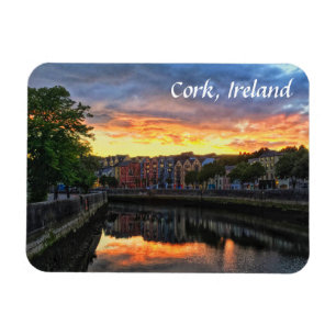 Ímã Sunset on River Lee, Cork Ireland Magnet