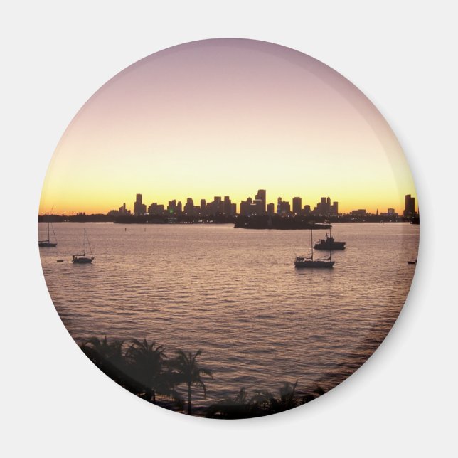 Imã Sunset Over Miami (Frente)