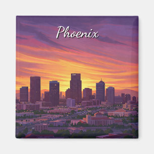 Imã Sunset Phoenix Skyline Arizona