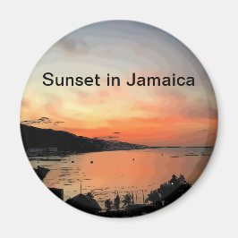 Imã Sunset (pôr do sol) na Jamaica
