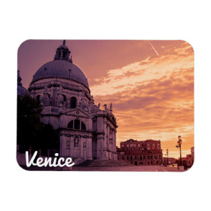 Ímã Sunset sobre Basilica em Veneza