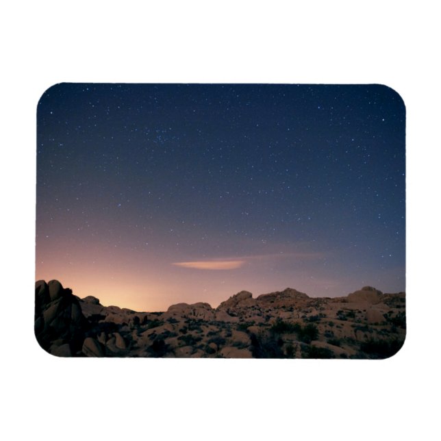 Ímã Sunset Sobre Joshua Tree Parque Nacional (Horizontal)