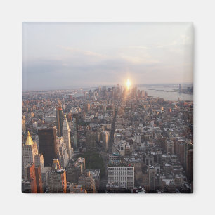 Imã Sunset sobre Manhattan