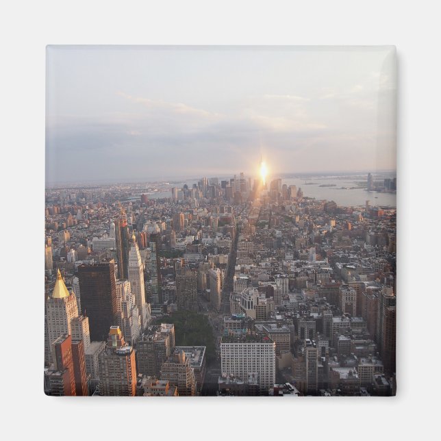 Imã Sunset sobre Manhattan (Frente)