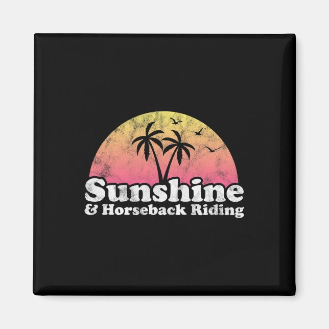 Imã Sunshine E Horseback (Frente)