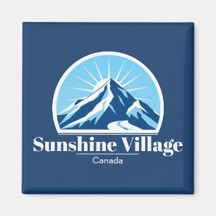 Imã Sunshine Village Canada ski resort souvenir