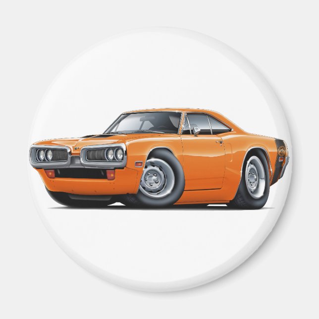 Imã Super Bee Orange-Black Car 1970 (Frente)