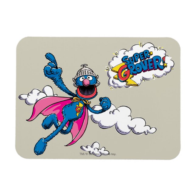 Ímã Super Grover Antigo (Horizontal)