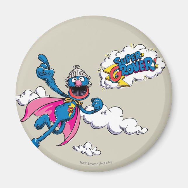 Imã Super Grover Vintage (Frente)