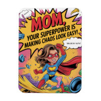 Super-herói engraçado Dia da Mãe