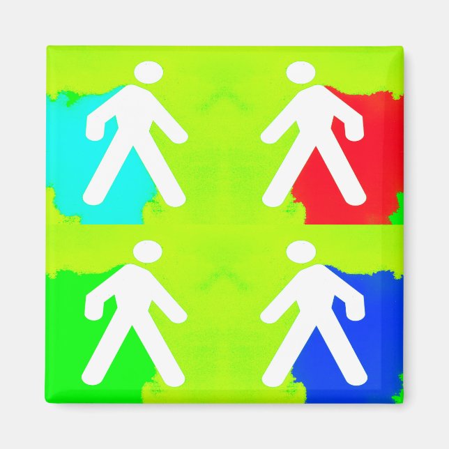 Imã Super heróis (Frente)