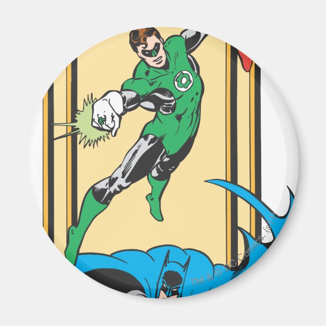 Imã Super-Heróis Em Ação (Frente)